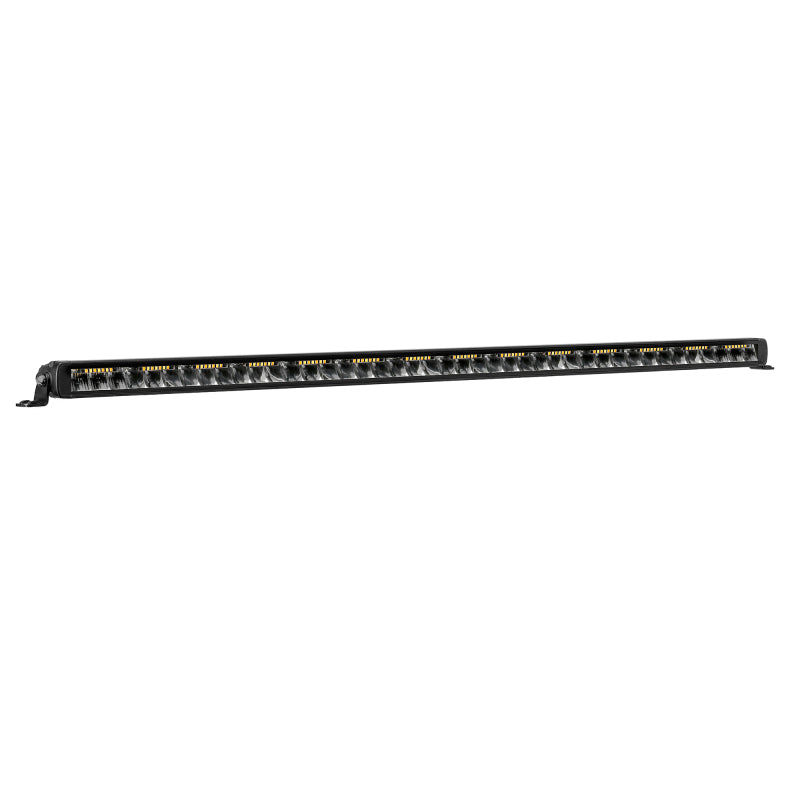 Load image into Gallery viewer, Go Rhino Xplor Blackout Combo Series Sgl Row LED Light Bar w/Amber (Side/Track Mount) 39.5in. - Blk
