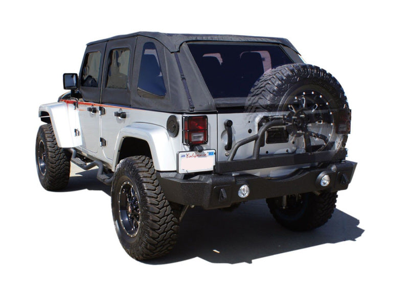 Load image into Gallery viewer, Rampage 2007-2018 Jeep Wrangler(JK) Recovery Bumper Rear - Black
