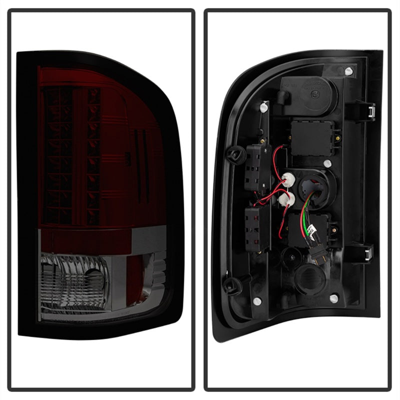 Load image into Gallery viewer, Spyder Chevy Silverado 07-13 LED Tail Lights Red Smoke ALT-YD-CS07-LED-RS
