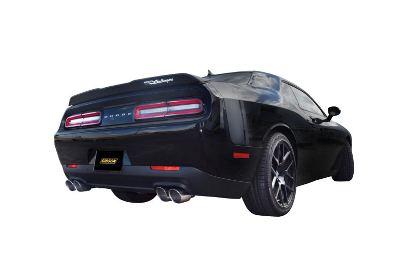 Load image into Gallery viewer, Gibson 15-19 Dodge Challenger SRT Hellcat 6.2L 3in Cat-Back Dual Exhaust - Stainless
