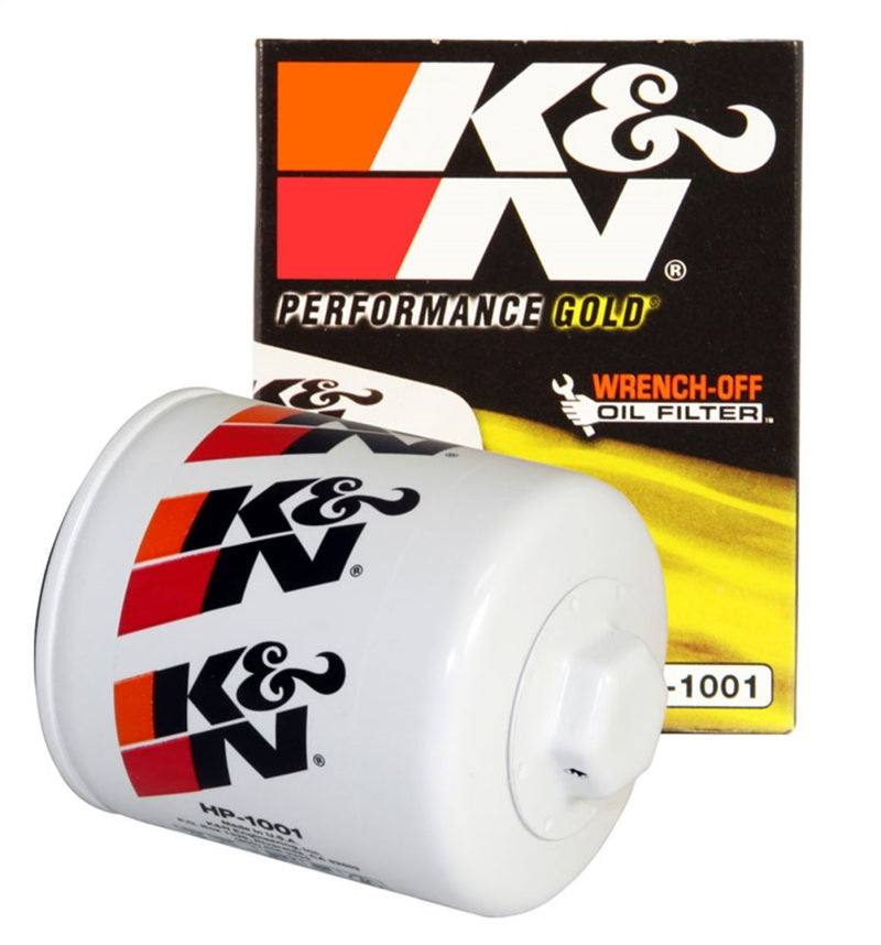 Load image into Gallery viewer, K&amp;N Chevy / Pontiac / GMC / Buick Performance Gold Oil Filter
