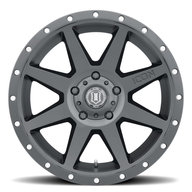 Load image into Gallery viewer, ICON Rebound 20x9 6x135 16mm Offset 5.625in BS Satin Black Wheel
