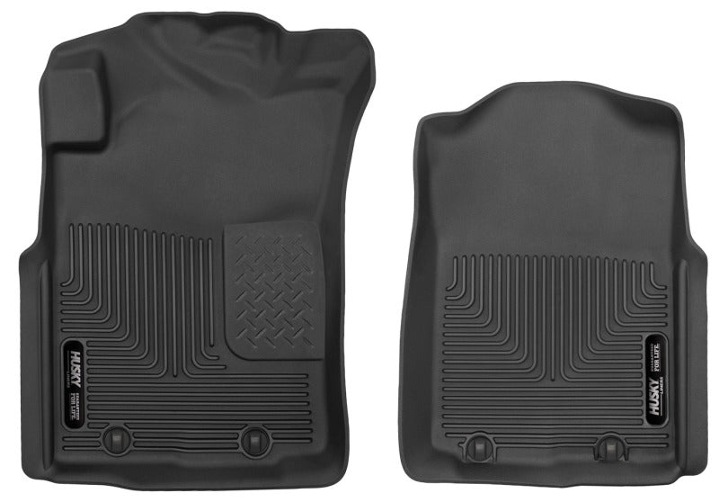Load image into Gallery viewer, Husky Liners 05-11 Toyota Tacoma Pickup(Crew / Ext / Std Cab) X-Act Contour Black Front Floor Liners
