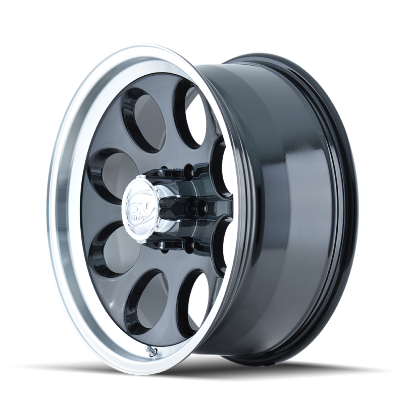 Load image into Gallery viewer, ION Type 171 16x8 / 5x114.3 BP / -5mm Offset / 83.82mm Hub Black/Machined Wheel
