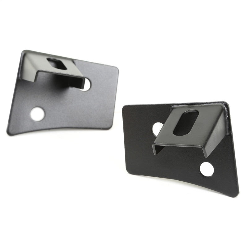 Load image into Gallery viewer, Rugged Ridge 07-18 Jeep Wrangler JK Textured Black Windshield Aux. Light Mounting Brackets

