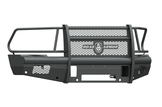 Road Armor 10-18 Dodge 2500 Vaquero Front Bumper Full Guard - Tex Blk