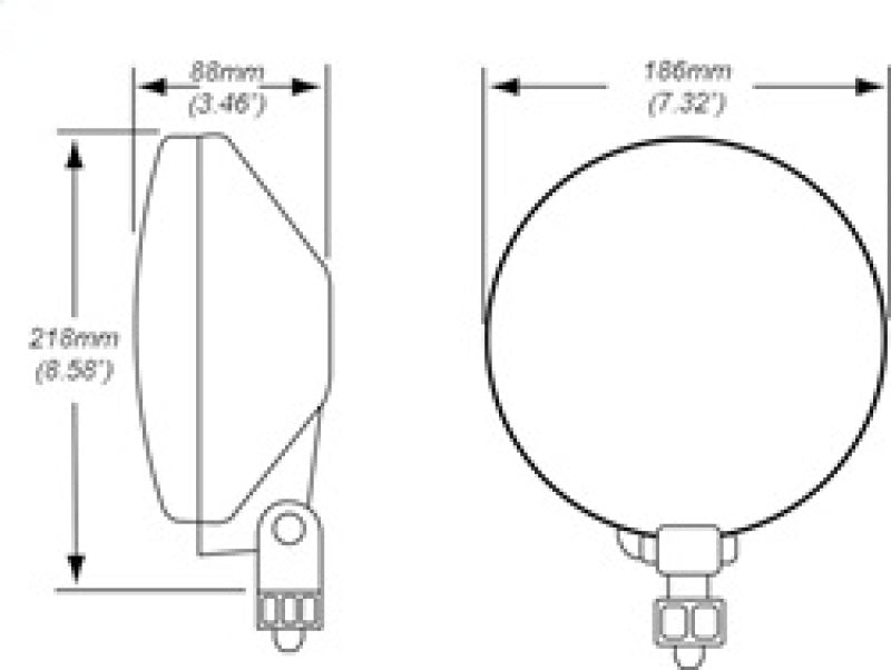 Load image into Gallery viewer, Hella Headlamp FF-ZF 0/180GR MG12 1F7
