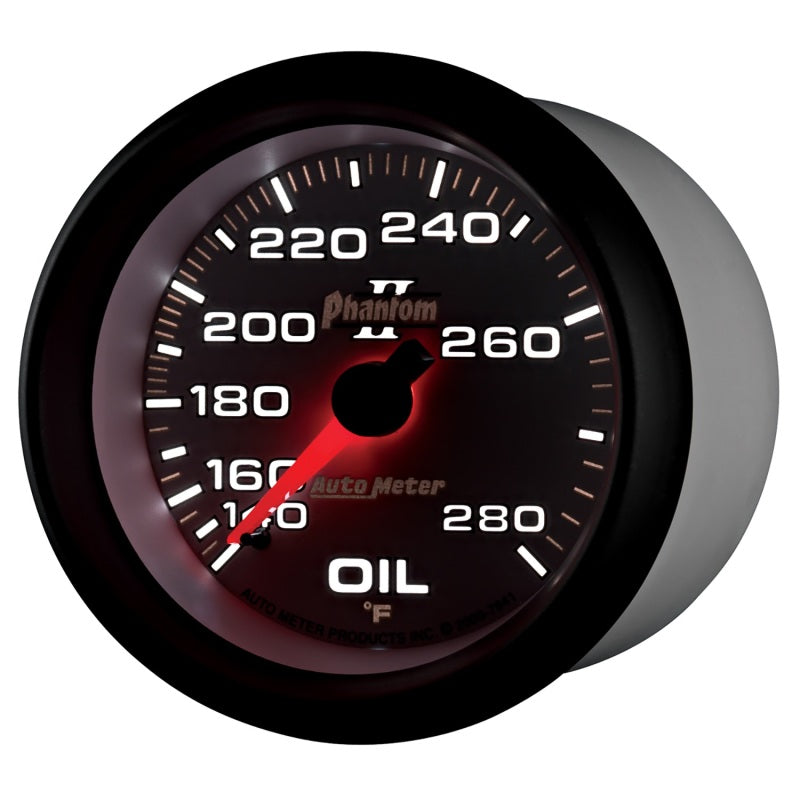 Load image into Gallery viewer, AutoMeter Gauge Oil Temp 2-5/8in. 140-280 Deg. F Mechanical Phantom II
