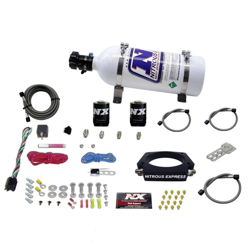 Load image into Gallery viewer, Nitrous Express GM LS 102mm Nitrous Plate Kit (50-400HP) w/5lb Bottle
