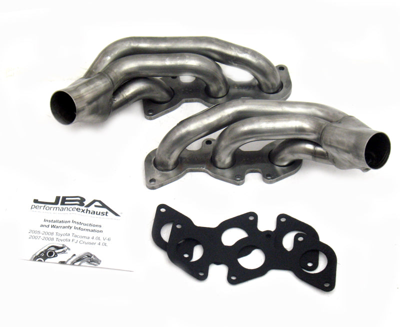 Load image into Gallery viewer, JBA 03-09 Toyota 4.0L V6 w/o A.I.R. 1-1/2in Primary Raw 409SS Cat4Ward Header

