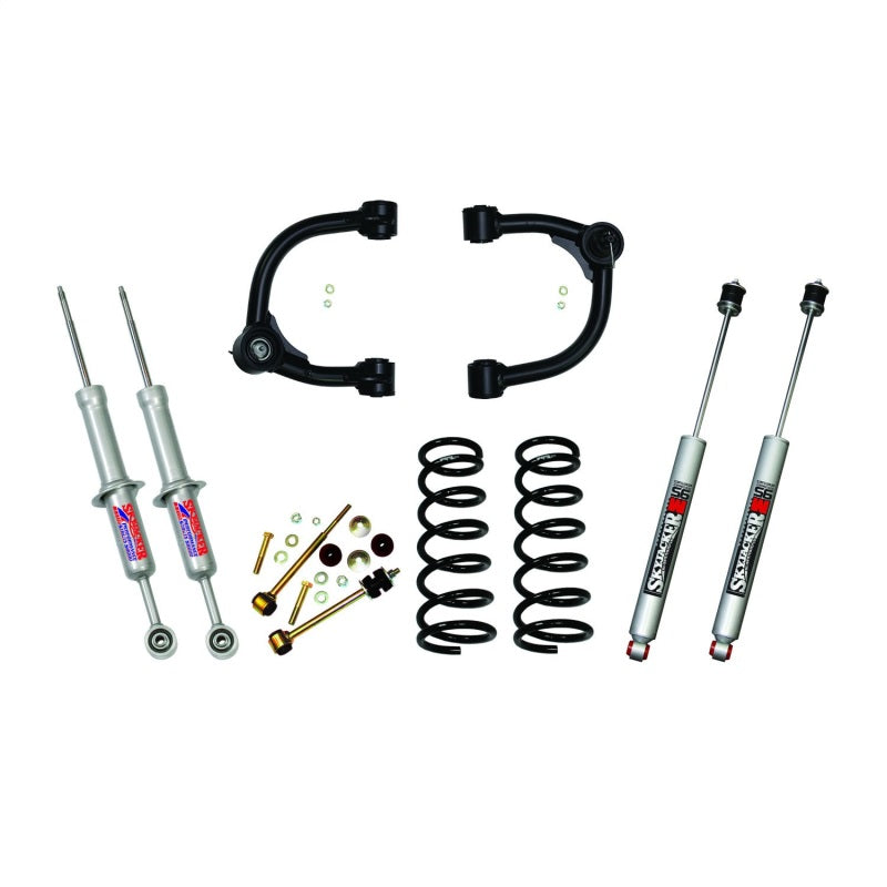 Load image into Gallery viewer, Skyjacker 3in Upper A-Arm Kit with Performance Struts and Rear Coils and M95 Monotube Shocks
