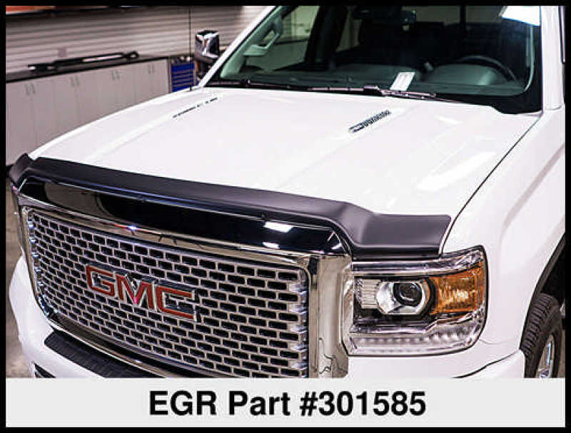 Load image into Gallery viewer, EGR 14+ GMC Sierra Superguard Hood Shield - Matte (301585)
