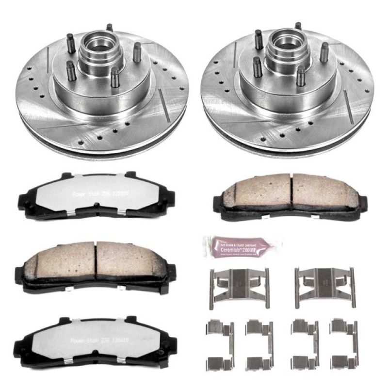 Load image into Gallery viewer, Power Stop 95-01 Ford Explorer Front Z36 Truck &amp; Tow Brake Kit
