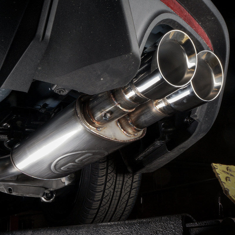 Load image into Gallery viewer, Stainless Works 2018+ Ford Mustang GT 3in Redline Series Catback H-Pipe w/Active Valves &amp; Quad Tips
