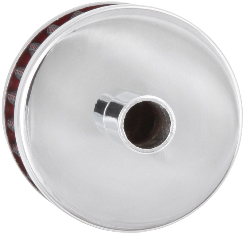 Load image into Gallery viewer, K&amp;N Steel Base Crankcase Vent Filter 0.5in Vent OD x 2in OD x 1.5in Height
