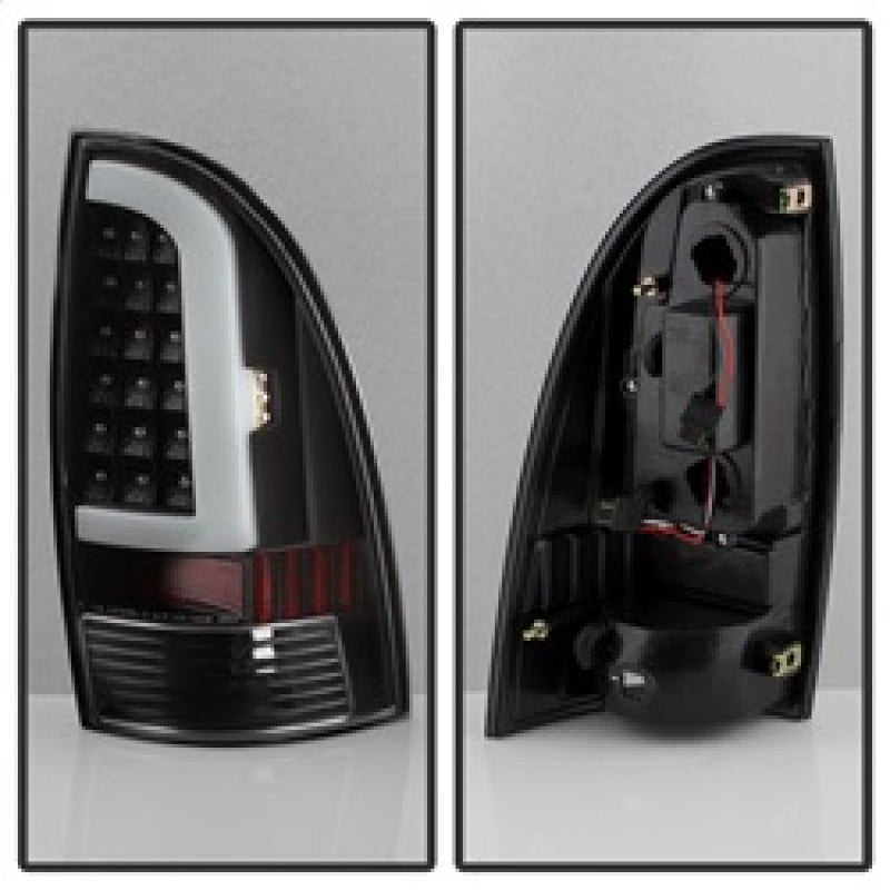 Load image into Gallery viewer, xTune Toyota Tacoma 05-15 Tail Lights - Light Bar LED - Black ALT-ON-TT05-LBLED-BK
