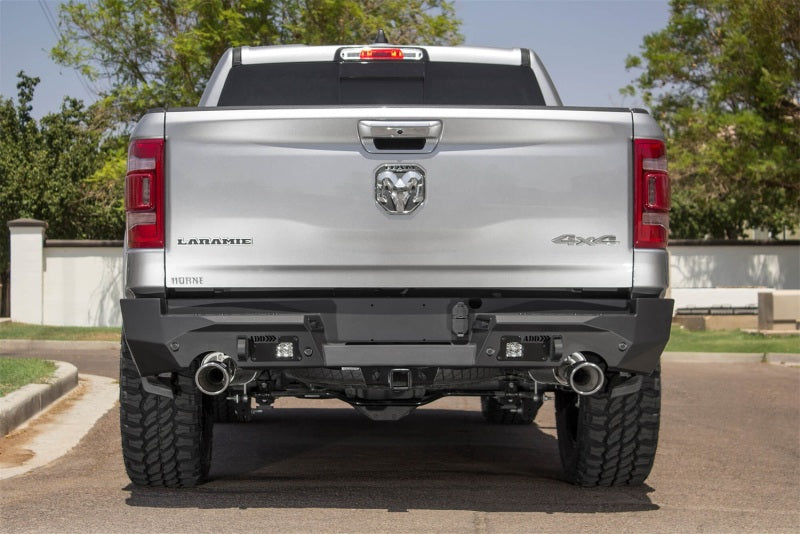 Load image into Gallery viewer, Addictive Desert Designs 2019 Ram 1500 Hammer Stealth Fighter Rear Bumper w/ 6 Sensor Cutouts

