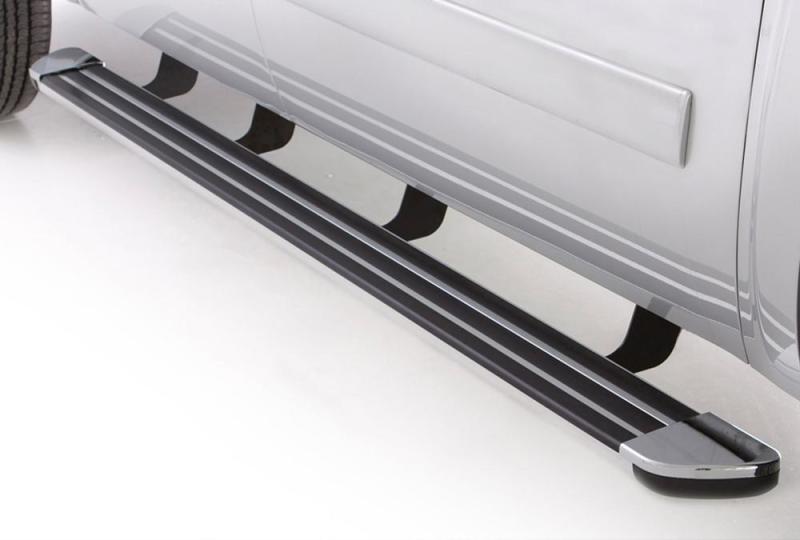Load image into Gallery viewer, Lund 15-17 Chevy Silverado 2500 Ext. Cab (Diesel) Crossroads 80in. Running Board Kit - Chrome
