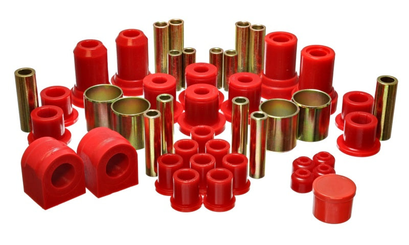 Load image into Gallery viewer, Energy Suspension 04-06 Ford F150 Pickup 2WD Red Hyper-flex Master Bushing Set
