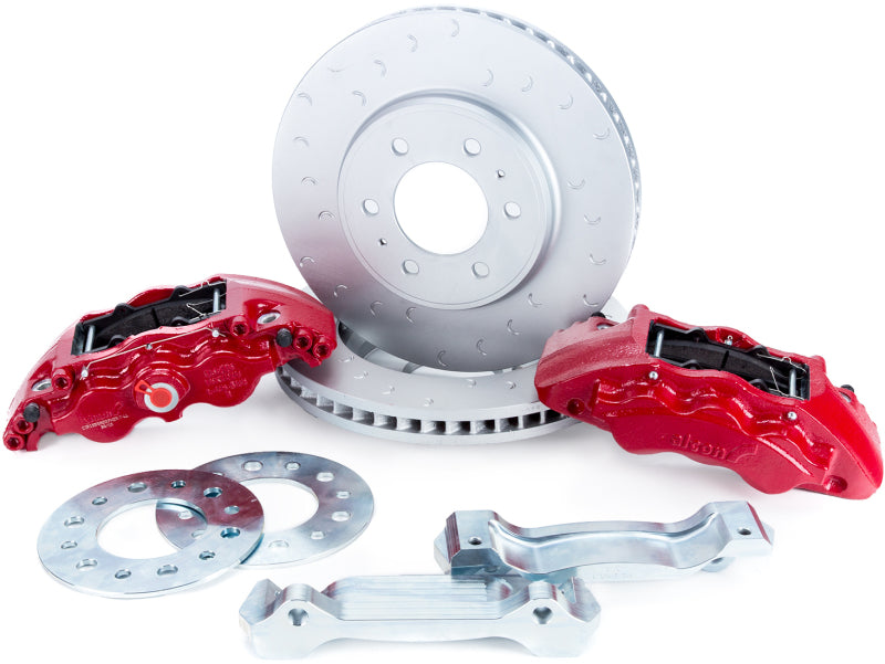 Load image into Gallery viewer, Alcon 09-20 F-150/Raptor Gen1-2 347x36mm Rotors 6-Piston Red Front Brake Kit Requires alcAC011507NAN
