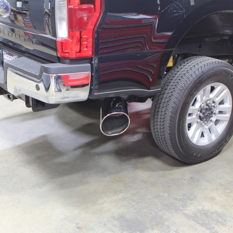 Load image into Gallery viewer, Banks Power 2017 Ford 6.7L 5in Monster Exhaust System - Single Exhaust w/ Chrome Tip
