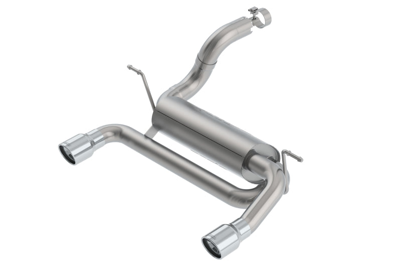 Load image into Gallery viewer, Borla 18-19 Jeep Wrangler JL/JLU 2.0L 4Cyl 2DR/4DR Touring Axle Back Exhaust w/ 3.5in Tips
