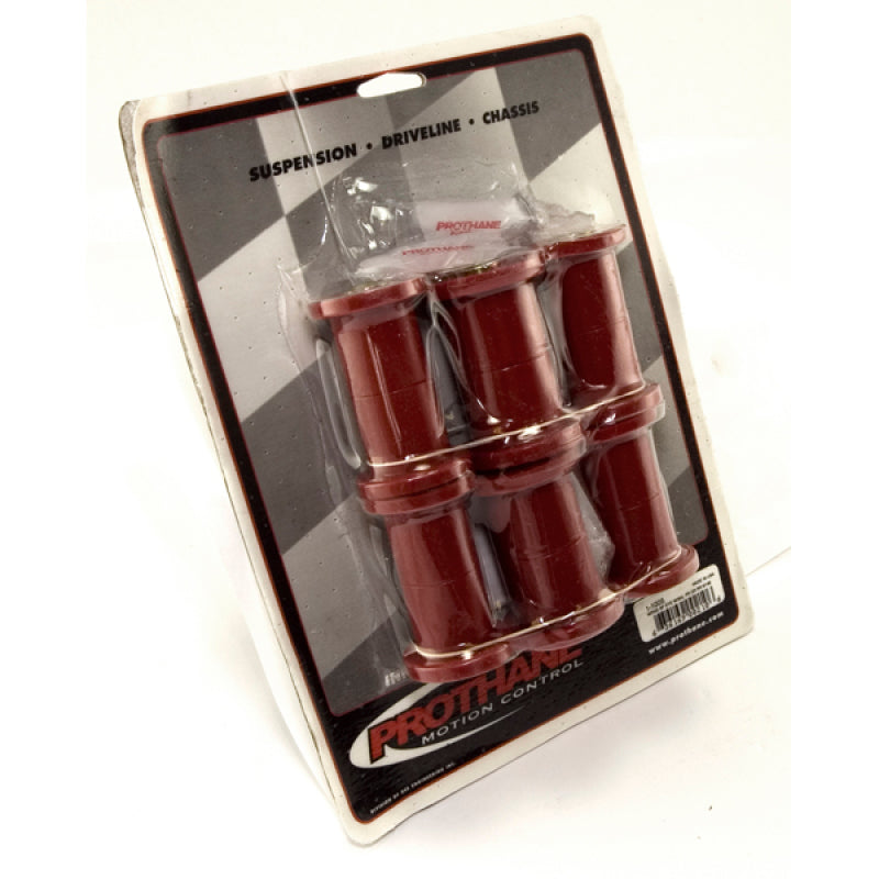 Load image into Gallery viewer, Rugged Ridge Leaf Spring Bushing Kit Front or Rear Red 87-95 Jeep Wrangler YJ
