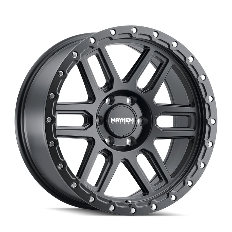 Load image into Gallery viewer, Mayhem 8304 Delta 20x9 / 5x127 BP / -12mm Offset / 78.1mm Hub Matte Black Wheel
