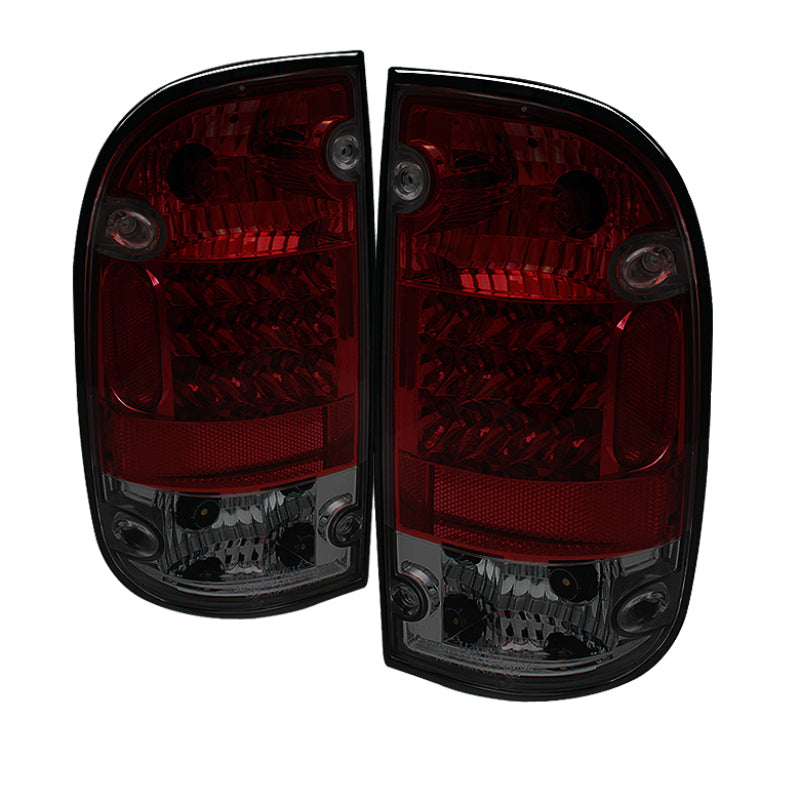 Load image into Gallery viewer, Spyder Toyota Tacoma 95-00 LED Tail Lights Red Smoke ALT-YD-TT95-LED-RS
