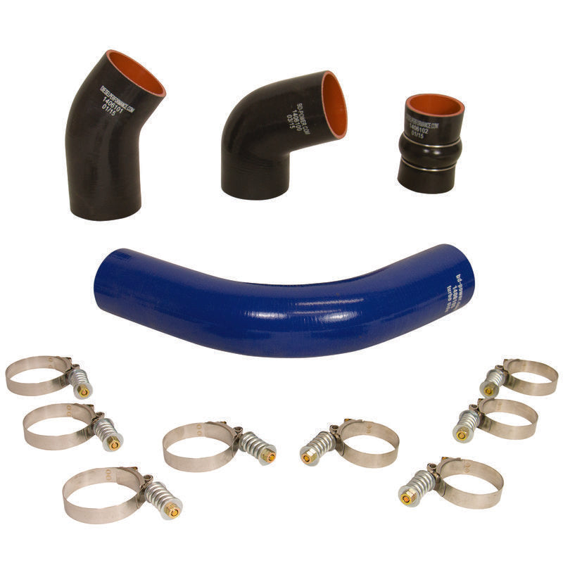 Load image into Gallery viewer, BD Diesel Intercooler Hose &amp; Clamp Kit - 2001-2004 Chevy LB7 Duramax
