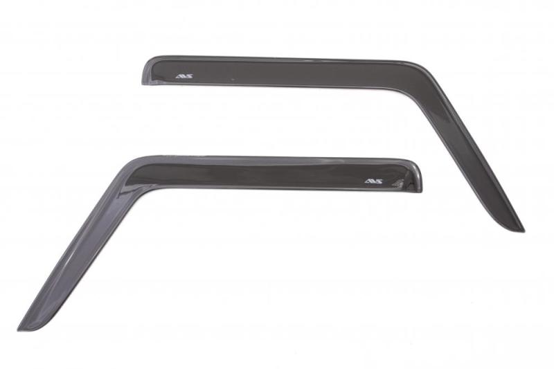 Load image into Gallery viewer, AVS 07-18 Jeep Wrangler (2 Door Only) Ventvisor Low Profile Window Deflectors 2pc - Smoke
