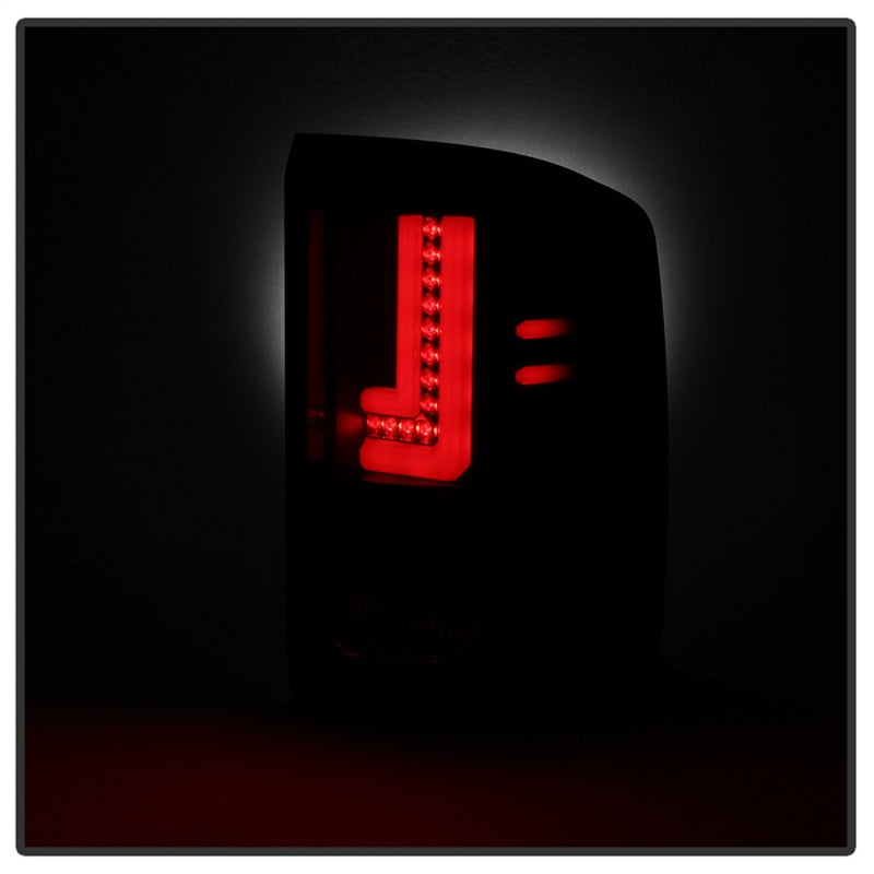 Load image into Gallery viewer, Spyder GMC Sierra 2016-2017 Light Bar LED Tail Lights - Black Smoke ALT-YD-GS16-LED-BSM
