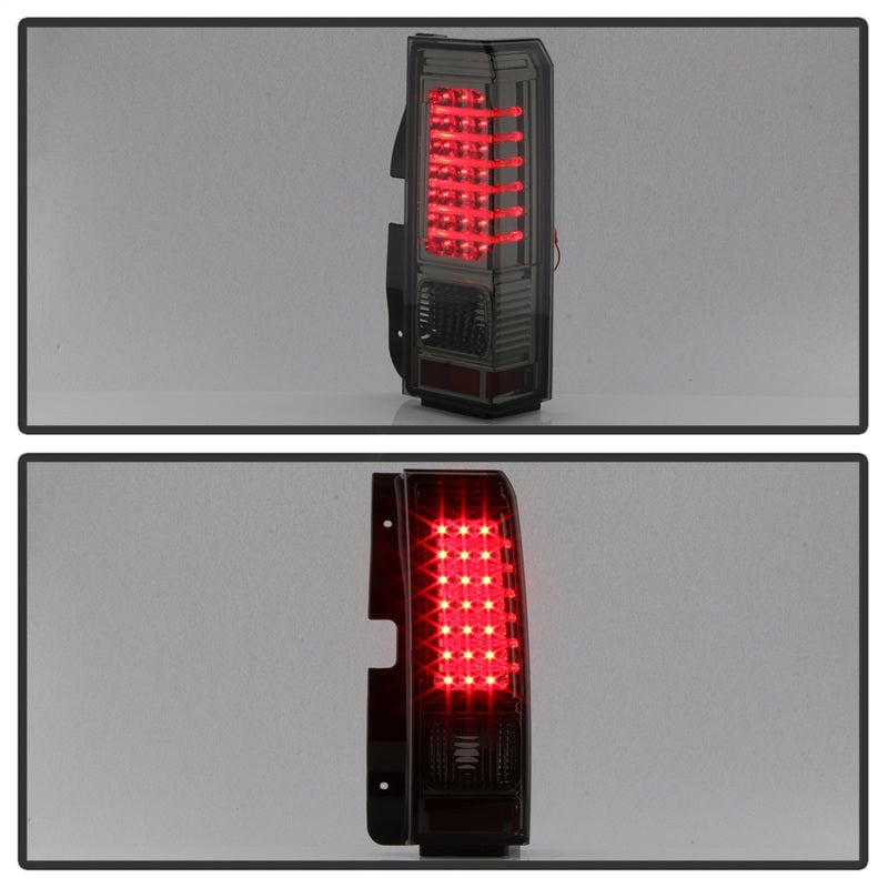 Load image into Gallery viewer, xTune Hummer H3 06-09 ( Non H3T ) LED Tail Lights Smoke ALT-ON-HH306-LED-SM

