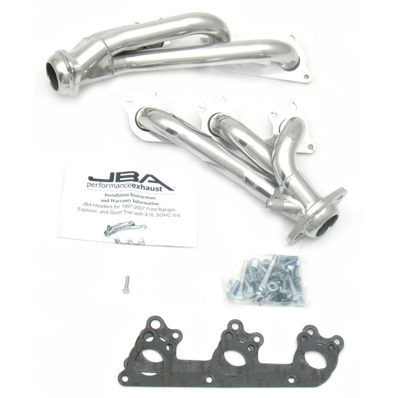 Load image into Gallery viewer, JBA 97-11 Ford Ranger 4.0L OHC w/Driver Side EGR 1-1/2in Primary Silver Ctd Cat4Ward Header
