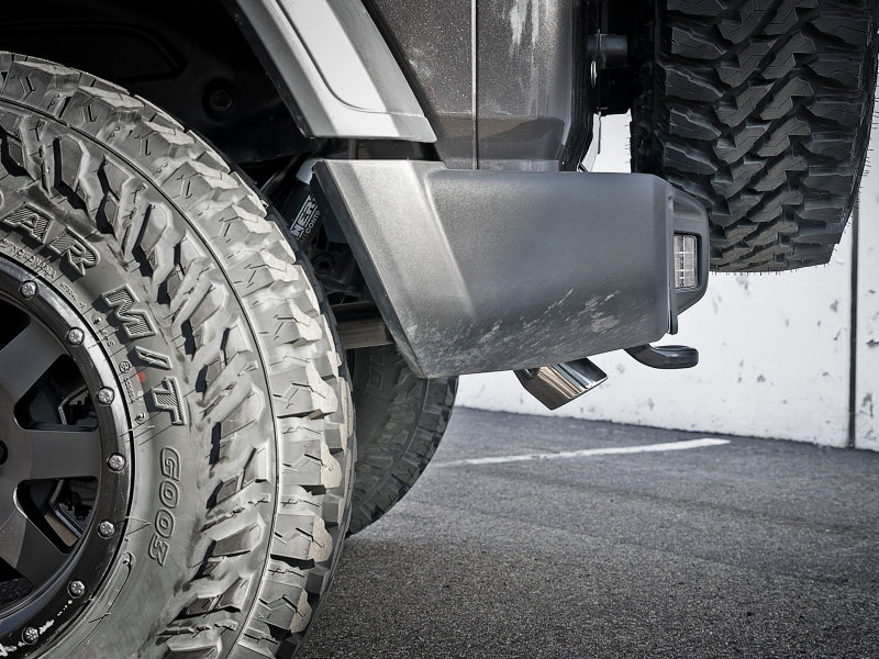 Load image into Gallery viewer, aFe MACH Force-Xp Axle-Back Exhaust System w/Polished Tip 18-20 Jeep Wrangler L4-2.0T / V6-3.6L

