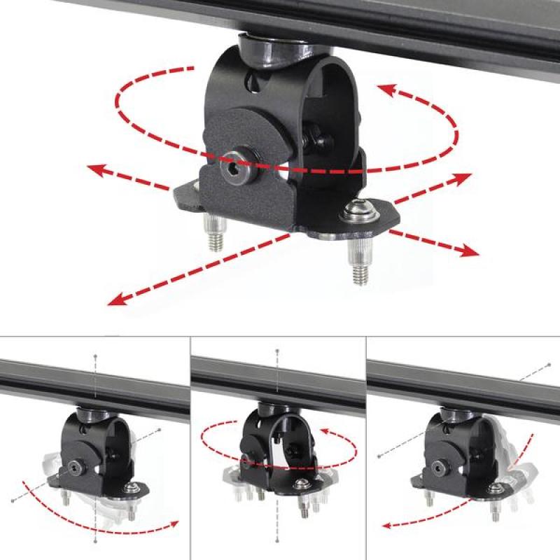 Load image into Gallery viewer, Go Rhino Adjustable Multi-Axis Mounting Kit for SRM Rack
