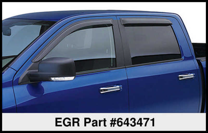 Load image into Gallery viewer, EGR 15+ Ford F150 Super Cab 15+ Tape-On Window Visors - Set of 4
