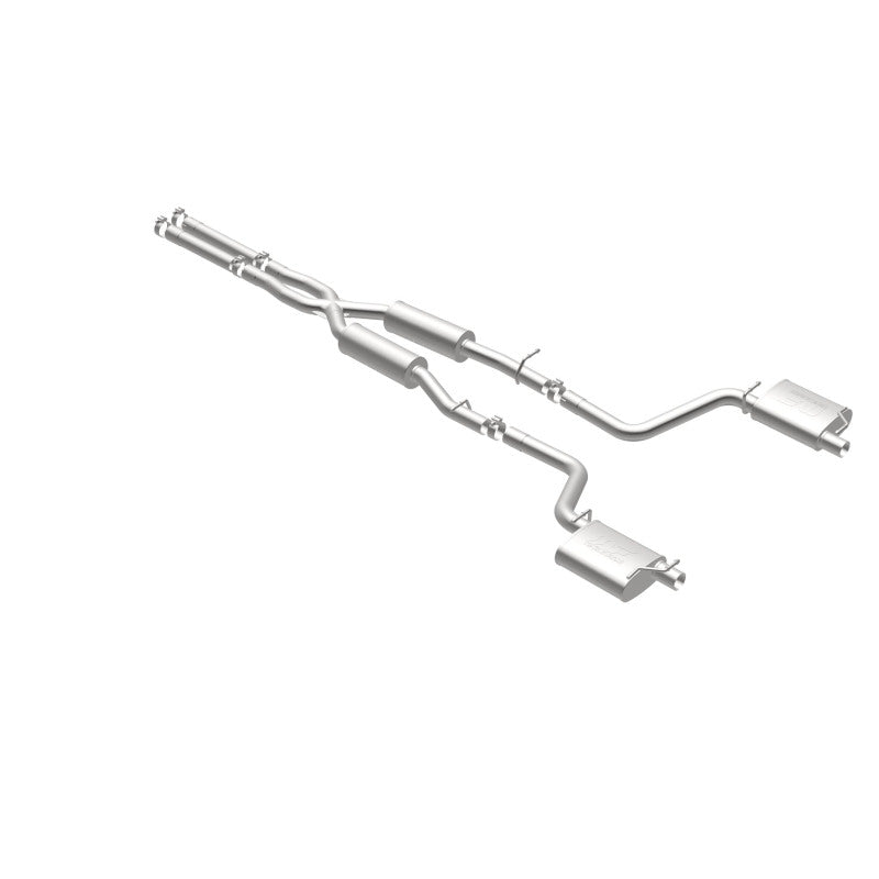 Load image into Gallery viewer, MagnaFlow Cat-Back SS 2.5in Dual Split Rear Exit (OEM Tips) 15-16 Dodge/Chrysler Charger/300 5.7L V8
