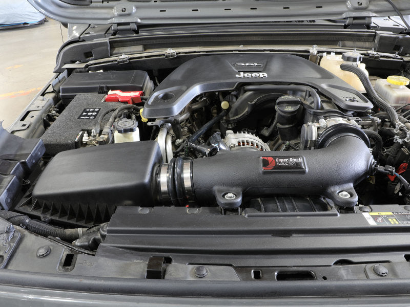 Load image into Gallery viewer, aFe Super Stock Induction System Pro 5R Media Jeep 18-21 Wrangler JL / 20-21 Gladiator JT V6-3.6L
