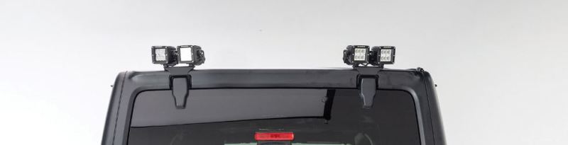 Load image into Gallery viewer, Go Rhino 18-20 Jeep Wrangler JL/JLU Light Mount - One or Two 3in Cubes
