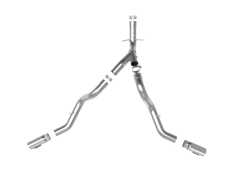 Load image into Gallery viewer, aFe Large Bore-HD 4in 409SS DPF-Back Exhaust System w/Polished Tips 20 GM Diesel Trucks V8-6.6L
