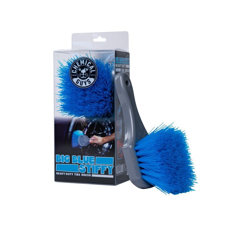 Load image into Gallery viewer, Chemical Guys Stiffy Brush For Tires - Blue
