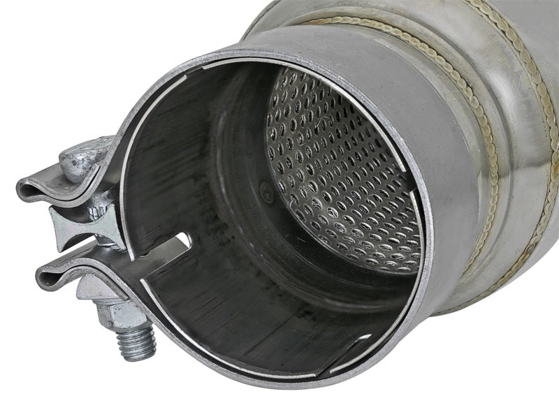Load image into Gallery viewer, aFe MACH Force-Xp 304 Stainless Steel Resonator 2.5in Inlet/Outlet x 4in Dia x 15in Body x 19in L
