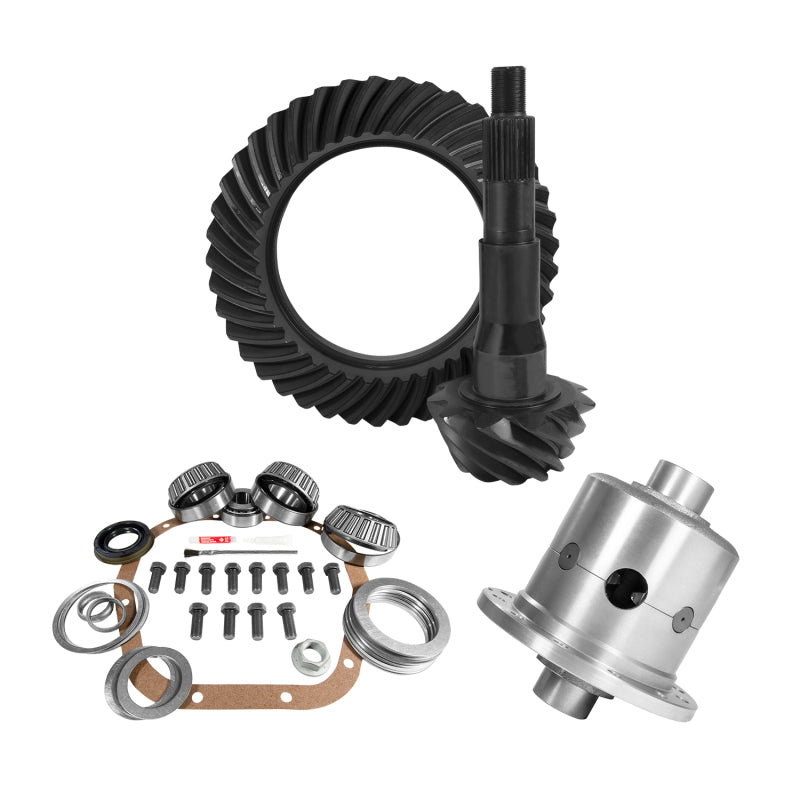 Load image into Gallery viewer, Yukon Gear 10.5in Ford 3.73 Rear Ring &amp; Pinion Install Kit 35 Spline Positraction
