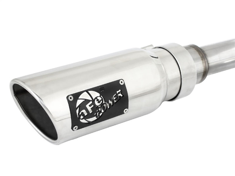Load image into Gallery viewer, aFe MACHForce XP DPF-Back Exhaust 2.5in SS with Polished Tips 2014 Dodge Ram 1500 V6 3.0L EcoDiesel
