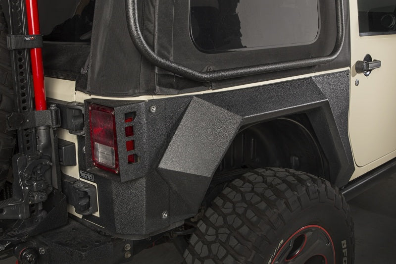 Load image into Gallery viewer, Rugged Ridge XHD Rear Armor Fenders Pair 2 Dr 07-18 Jeep Wrangler JK
