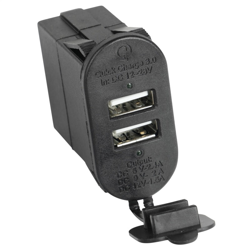 Load image into Gallery viewer, Rugged Ridge Dual USB Port With Qi capabilities 3.0
