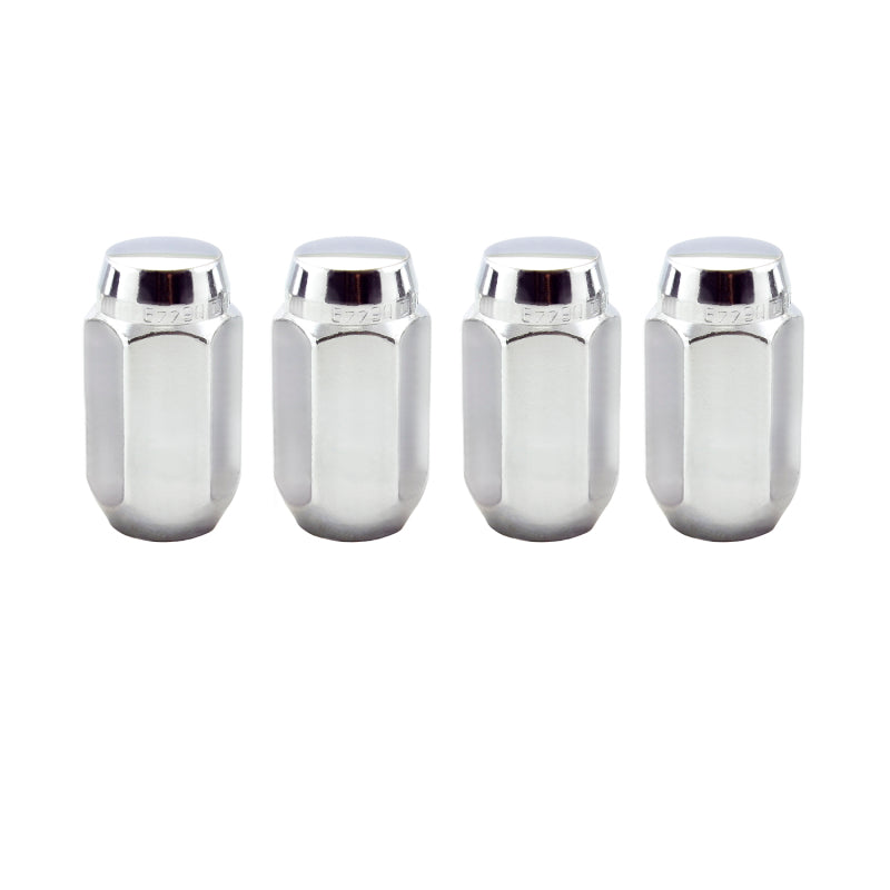 Load image into Gallery viewer, McGard Hex Lug Nut (Cone Seat) M12X1.75 / 13/16 Hex / 1.815in. Length (4-Pack) - Chrome
