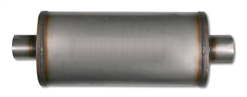 Load image into Gallery viewer, Diamond Eye Muffler 3-1/2in SGL IN/SGL OUT 22in BODY 28in OVERALL OVAL
