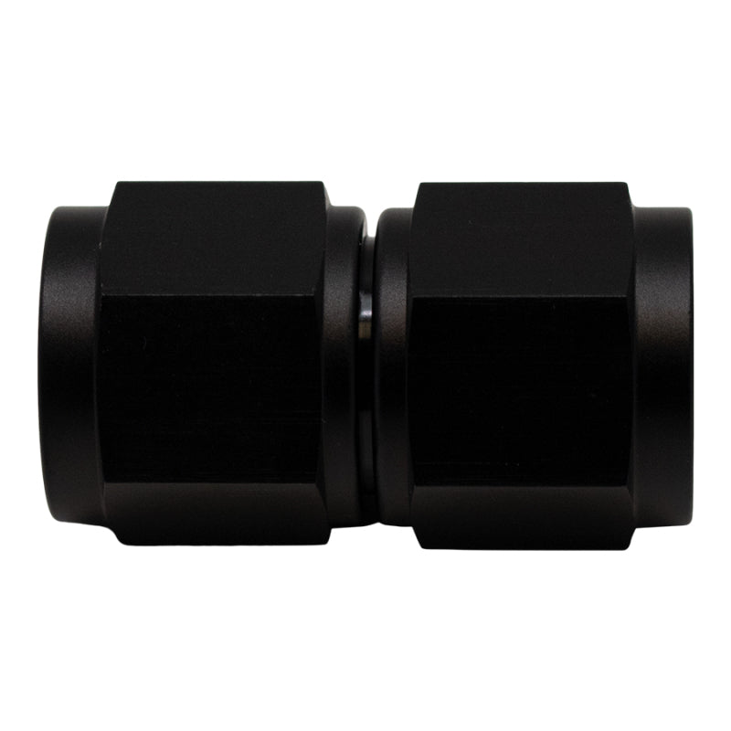 Load image into Gallery viewer, DeatschWerks 10AN Flare Female Swivel to 10AN Flare Female Swivel - Anodized Matte Black
